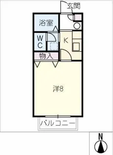 サンフレンズ徳重 A棟【2階】の間取り