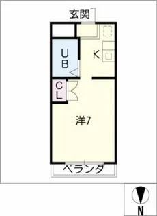 エミネンス名東【1階】の間取り