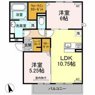 セジュール・サイト A棟【3階】の間取り