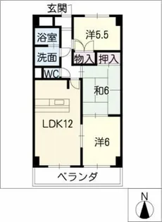 Villa Rialto【4階】の間取り