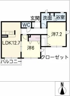 シレンシオ【2階】の間取り
