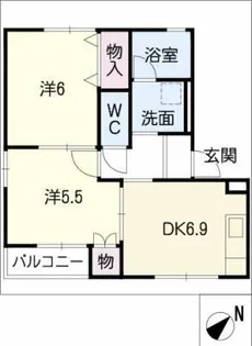 ForestVilla Ⅰ【1階】の間取り