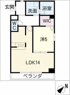ヴィブレ柱【6階】の間取り
