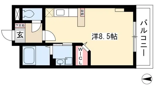 Park Front Nakamura【4階】の間取り
