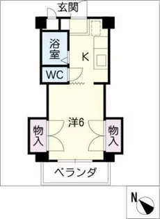 さつき館【3階】の間取り