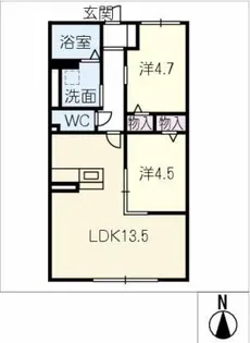HEIM MAISON LS NONAMI【1階】の間取り