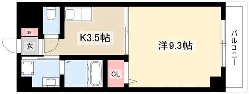 ラトリシエール【408号室】の間取り