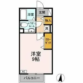 プレストンズ旭ヶ丘【2階】の間取り