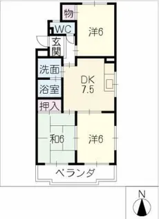 センチュリーコート【1階】の間取り