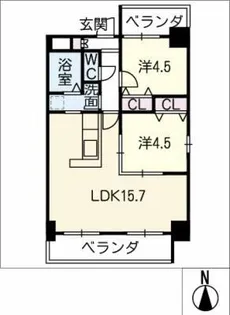 Faro TENMA【9階】の間取り