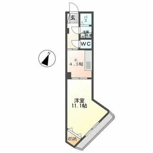 アートプレイスT2【5階】の間取り