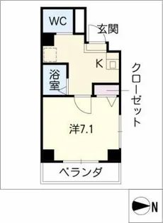 ラ・トゥール豊栄【4階】の間取り