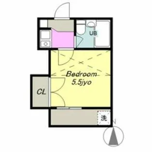 パレス一つ山【1階】の間取り