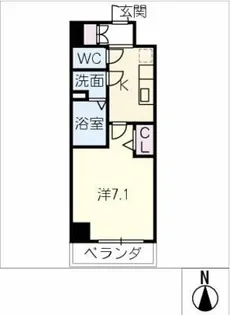 P’s imaike【6階】の間取り