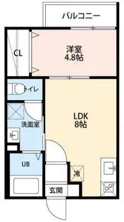 愛知県名古屋市中村区日ノ宮町3丁目【アパート】の間取り