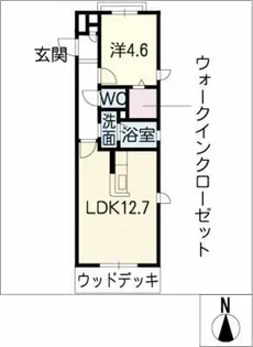 マ・メゾンHIBINO【1階】の間取り