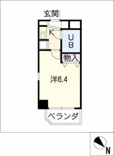 インペリアル中村公園【4階】の間取り