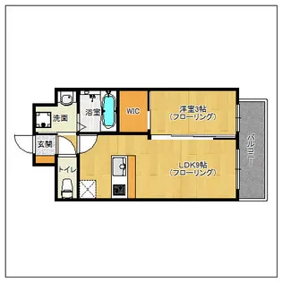 LIFEFIELD二日市駅前【7階】の間取り