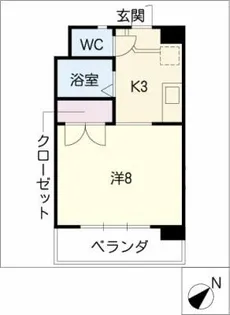 HAPPINESS ITO【2階】の間取り