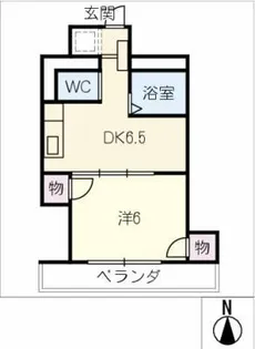 サンシャイン岩倉Ⅱ【3階】の間取り