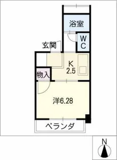 レスポアール鶴舞【1階】の間取り