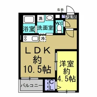 Jack tayaⅠ【102号室】の間取り