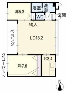 flats【4階】の間取り