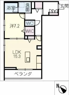 カーサ・レジデンス【2階】の間取り