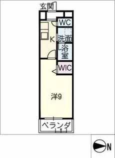 グランテラス港【8階】の間取り