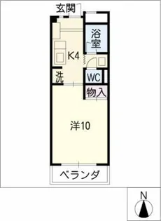 パティオ本郷【1階】の間取り