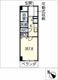 meLiV栄生【6階】の間取り