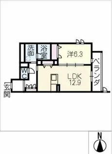 エバンジェリスト【2階】の間取り