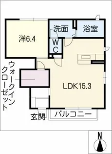 クレセオ花水木【1階】の間取り