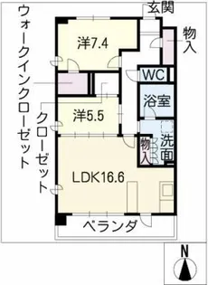 グラン・アベニュー本郷【3階】の間取り