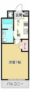 M’プラザ小阪駅前【8階】の間取り