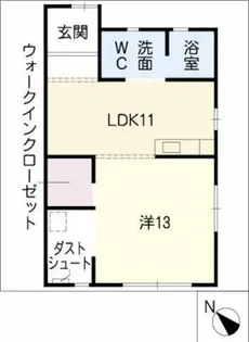 カクオン【1階】の間取り