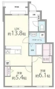 サンテドミール【1階】の間取り