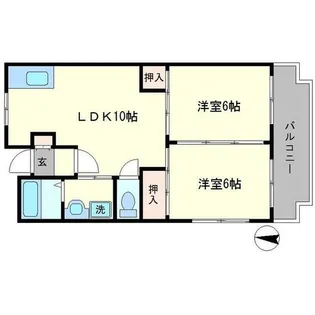 カサグランデ雅【3階】の間取り
