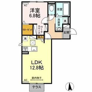 サザンヒルズやまは【103号室】の間取り