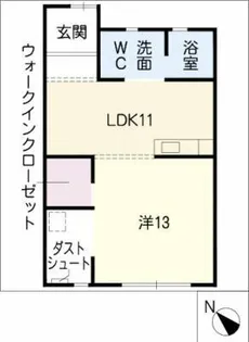 カクオン【1階】の間取り