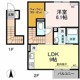 Bonne Maison【2階】の間取り