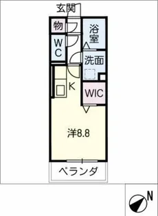 GRAND D-ROOM呼続【3階】の間取り