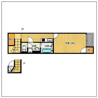 レオネクストアムール【202号室】の間取り