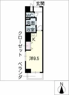 ART VERT【8階】の間取り