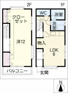 愛知県岡崎市板屋町【タウンハウス】の間取り