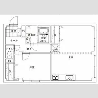 GRACIAS HARA【1階】の間取り