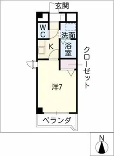 Sun House Ⅱ【3階】の間取り
