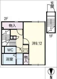 レオネクスト元八事西【2階】の間取り