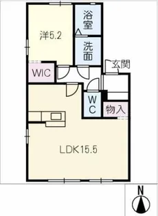ジョイフル坂野【1階】の間取り