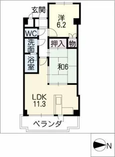 パインビロウ【2階】の間取り